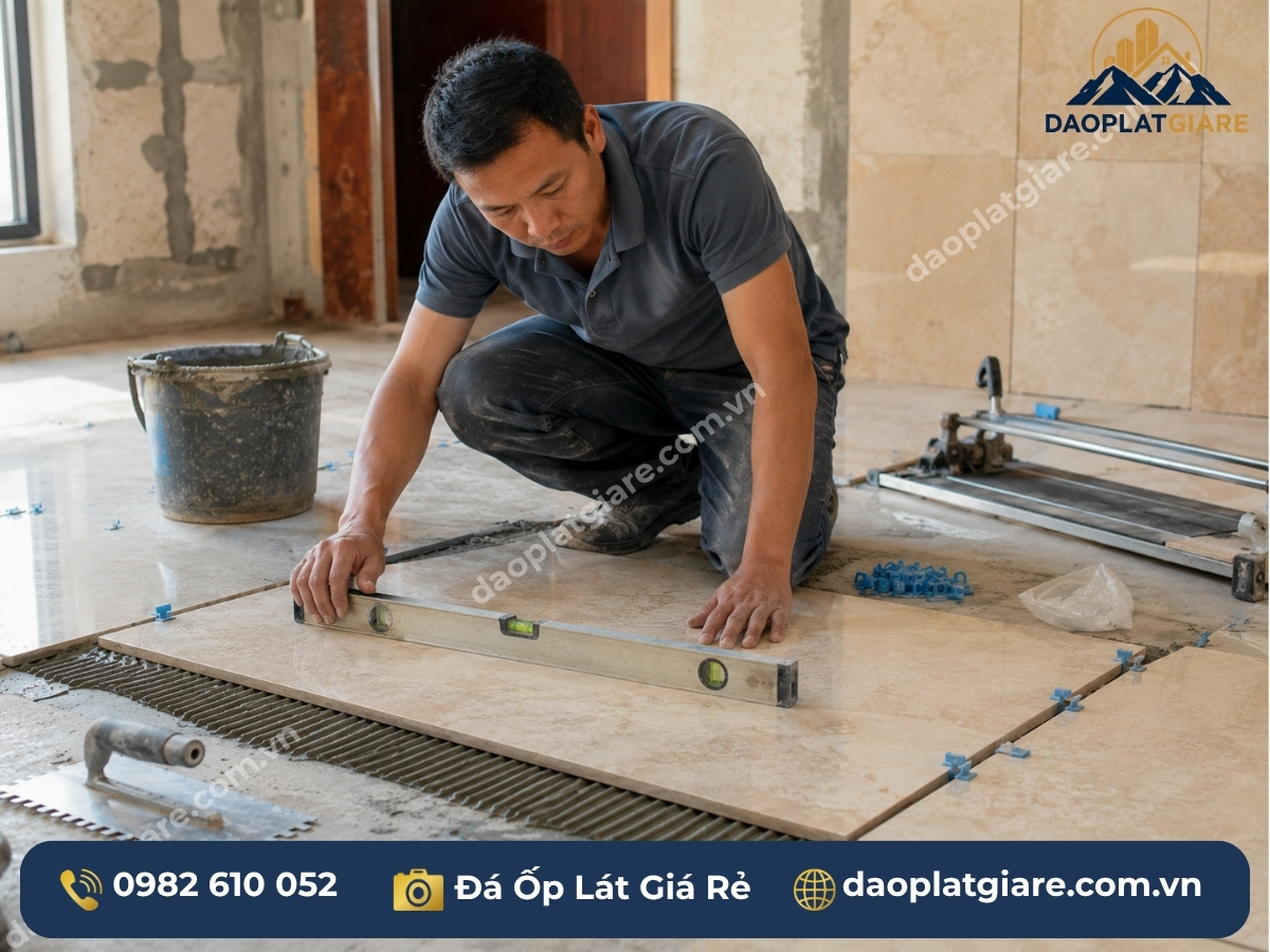 checklist phòng tránh lỗi thi công đá ốp lát chuẩn kỹ thuật