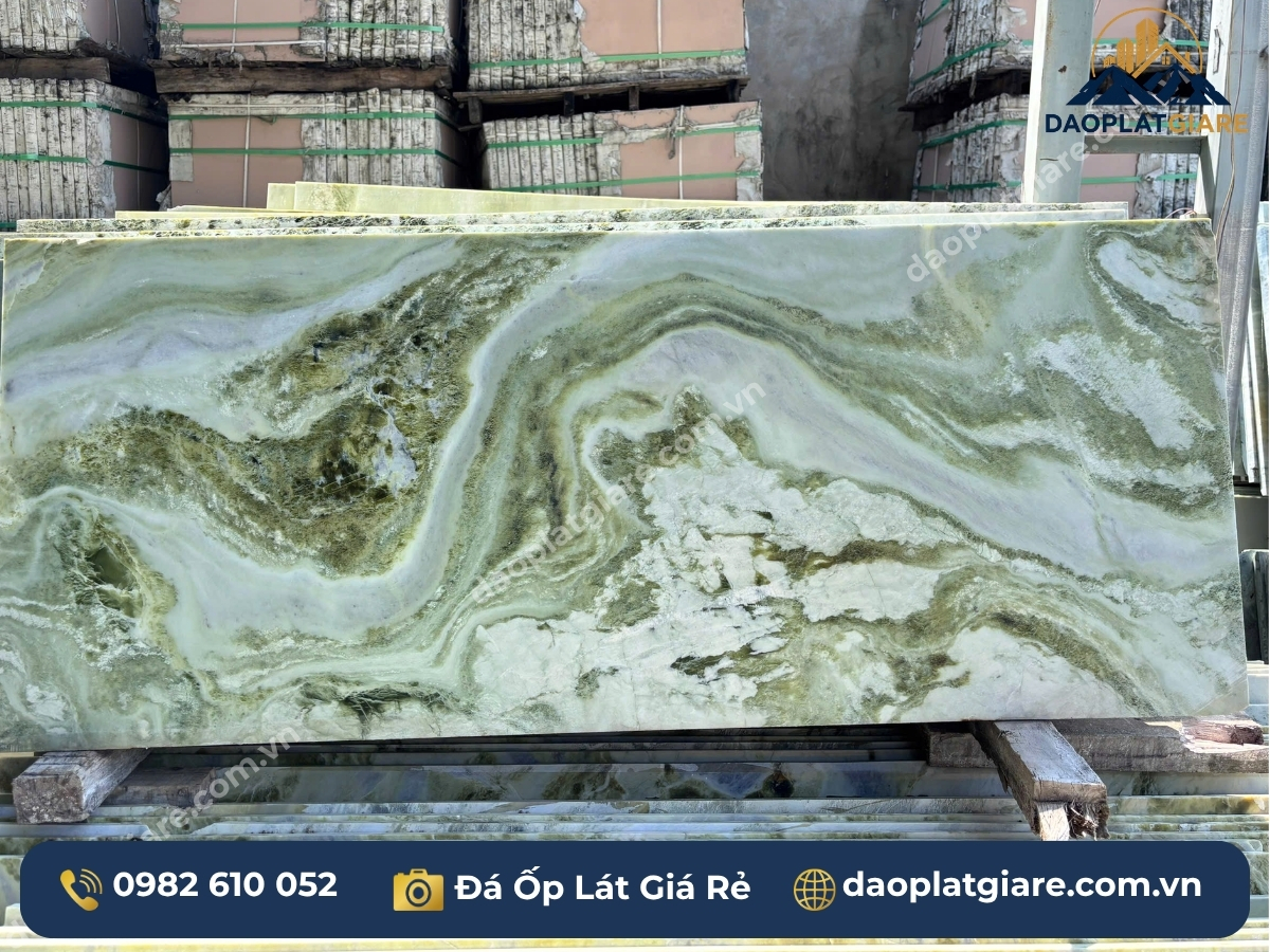 đá marble xanh ngọc Văn Chấn Yên Bái trang trí mỹ nghệ điểm nhấn đặc biệt