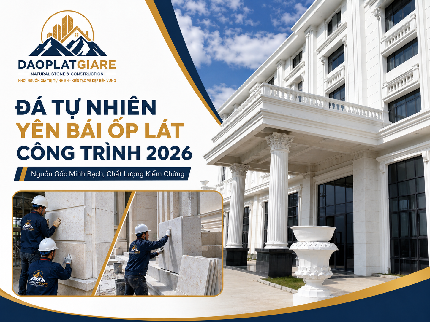 ĐÁ TỰ NHIÊN YÊN BÁI ỐP LÁT CÔNG TRÌNH 2026