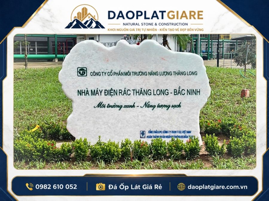 Biển Tên Đá Khối — Tên Dự Án, Công Trình Sang Trọng Và Bền Vĩnh Cửu 2026